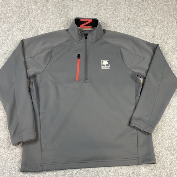 Zero Restriction Pullover Jacket Mens Large Softshell Golf‎ Stretch AGAmerica - Picture 1 of 13